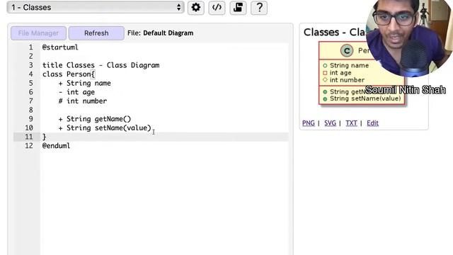 How to Make UML Diagram for classes using Tool called PlanText смотреть онлайн