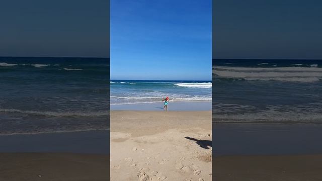 Зона обратного течения,наглядно.Пляж Бай Зай.Камрань.Въетнам. смотреть онлайн