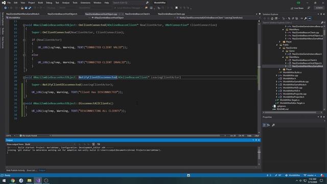 Unreal Engine C++ Nazi Zombies: 24: "Beacon: Disconnect Clients and un-register server" смотреть онлайн