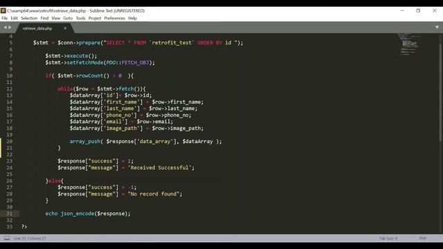 Retrieve JSON data along with image from server using Retrofit library || CRUD operation in android смотреть онлайн