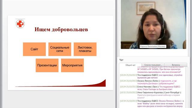 Вводное занятие по организации добровольческой деятельности (25.10.2013) смотреть онлайн