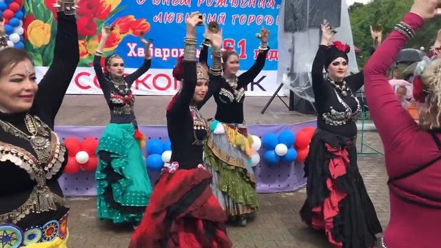 Выступление на Дне города. 1 июня 2019 года, Хабаровск. Трайбл-студия Amonet смотреть онлайн