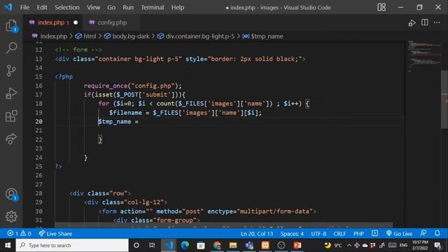How to Upload Multiple Images in PHP смотреть онлайн