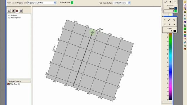 Пикинг Отражающих Горизонтов на Разрезах Куба Данных в SeisVision смотреть онлайн