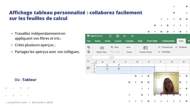 ONLYOFFICE Docs 6.1 avec les filtres avancés dans le tableur et les notes de fin dans les documents смотреть онлайн