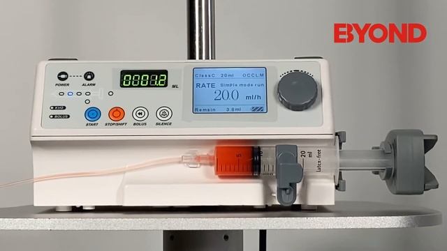 BYZ-810_syringe pump_operation смотреть онлайн