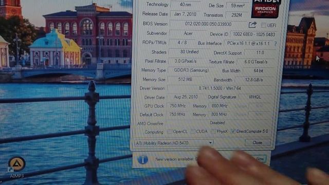 обзор ноутбука eMashines i5/6GB/500GB/512MB новый аккумулятор смотреть онлайн
