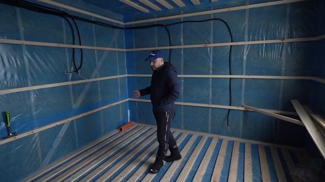 Мансардный каркасный дом 7*10 м. в комплектации "теплый контур". Цена. "Строй и Живи" смотреть онлайн