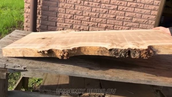 Стол из слэба с эпоксидной смолой своими руками