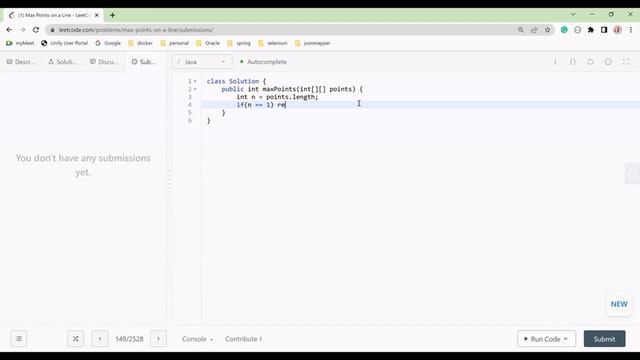 149. Max Points on a Line Java Solution смотреть онлайн
