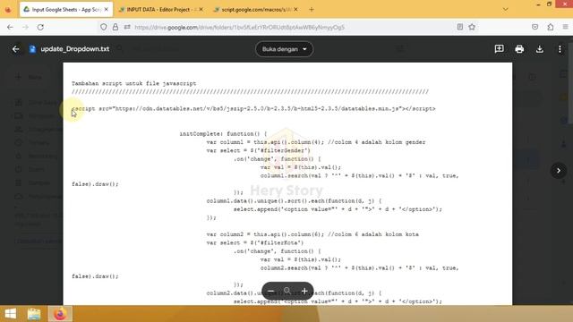 Apps Script Dropdown dan Download Excel | CRUD Google Apps Scripts Google Sheet смотреть онлайн