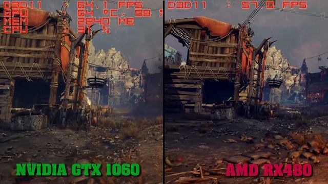 Shadow of Mordor: Radeon RX 480 vs GeForce GTX 1060 смотреть онлайн