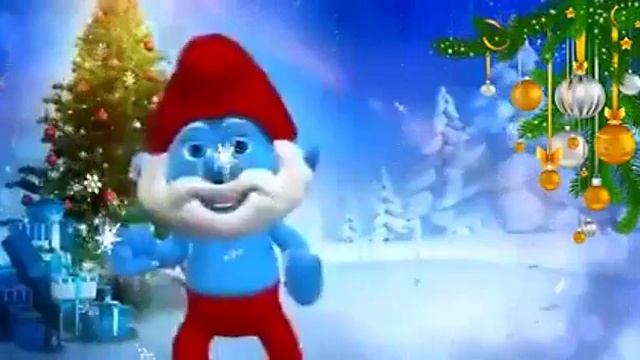Смурфик поздравляет с новым годом смотреть онлайн