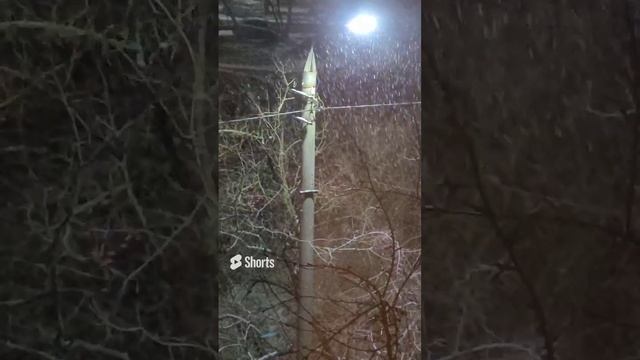 Снег идет, метет, метель, Тула, ночь