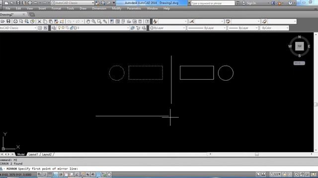 Mini Curso de AutoCad #9 - Comandos Mirror e Rotate смотреть онлайн