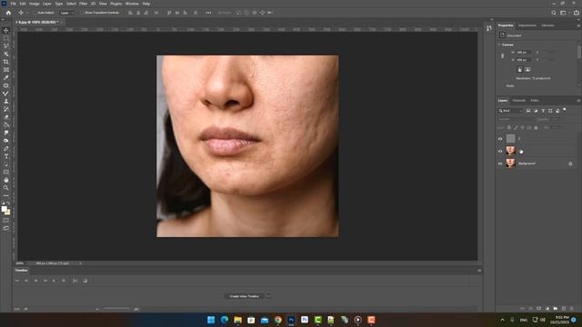 Dạy miễn phí Photoshop CC 2021 - Bài 7: Skin Retouch, làm mịn da смотреть онлайн