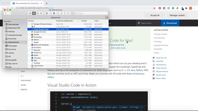 Instalación de Git y Visual Studio Code en Mac смотреть онлайн