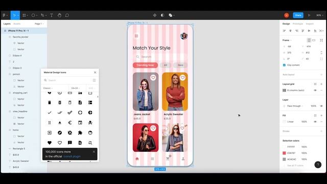 E-Commerce Mobile App Design in Figma | Figma Design and Prototype Tutorial смотреть онлайн