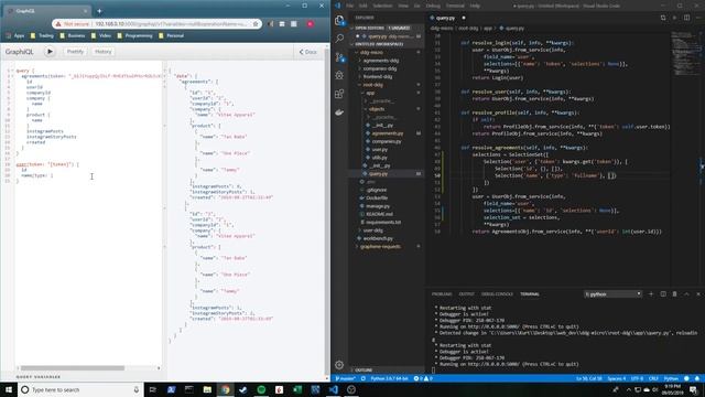 Python Graphene and GraphQL project to simplify Microservices смотреть онлайн