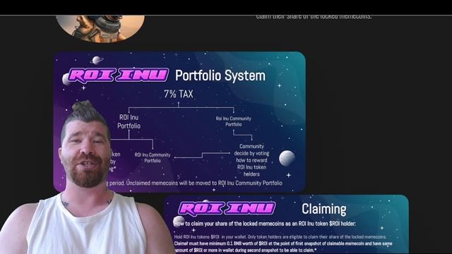ROI INU "The World's First Dog Coin Locking MemeCoins To A Portfolio" смотреть онлайн