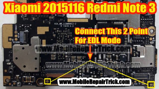 Redmi note 3 Edl Pinout | Xiaomi 2015116 Edl Pinout | Redmi note 3 Edl Test Point | Xiaomi 2015116 смотреть онлайн