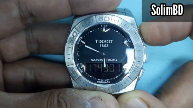 Tissot T-Touch Racing Touch synchronization and time setting | Watch Repair Channel смотреть онлайн