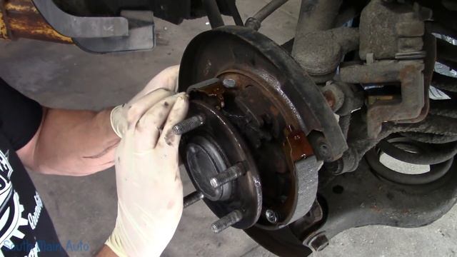 How To Replace Rear Parking Brake Shoes - Hyundai Sonata смотреть онлайн