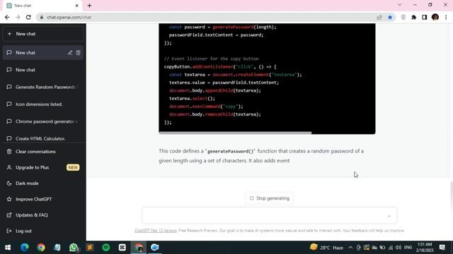 Build a Secure Password Generator Chrome Extension using Chat GPT смотреть онлайн