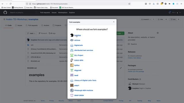 Forking a GitHub Repository смотреть онлайн
