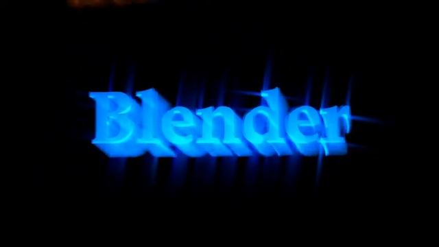 размытая анимация в Blender смотреть онлайн