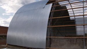 Кроем каркас Ангара профлистом