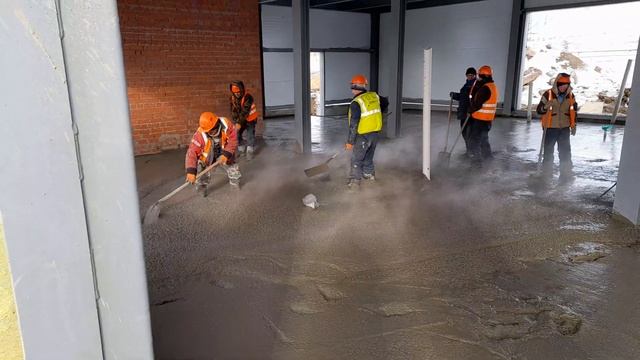 Укладка бетонной смеси