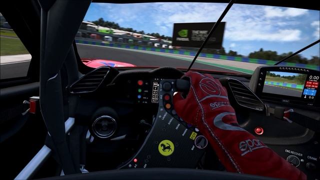 Ferrari 488 GT3 Testing at the Hungaroring - Assetto Corsa Competizione - 4K смотреть онлайн