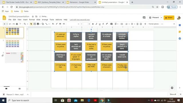 Pelmanism (Memory Game) In Google Slides : How To Make And Play It Online