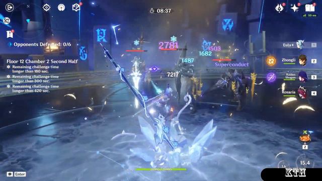 C4 Yoimiya Mono Pyro & C6 Eula Debuff - Genshin Impact Abyss 3.5 - Floor 12(9 Stars) смотреть онлайн
