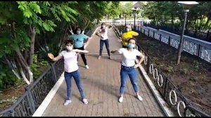 Веселая зарядка для детей онлайн-лагеря "Мы на связи. Баймак"