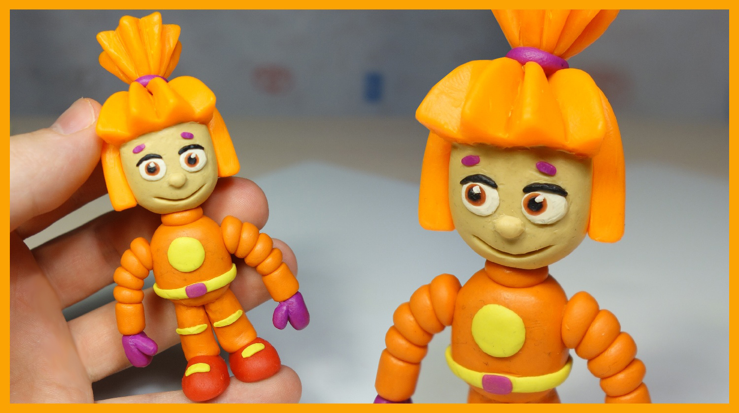 Фиксики. Как слепить Фиксика Симку у из пластилина. смотреть онлайн