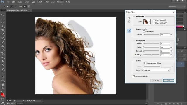 Easy Cut Out Hair Smoothly in Photoshop using Refine Edge | Mikreate смотреть онлайн