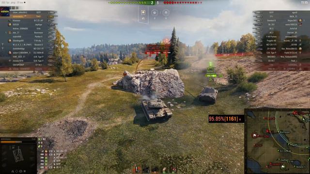 Т54е1 - ИЗ Худшего в лучшего в патче 1.9 WOT , даже умеет светить смотреть онлайн