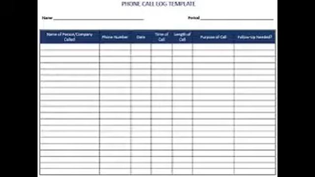 Free Download Printable Sales Call Log Sheet And Contract Form смотреть онлайн