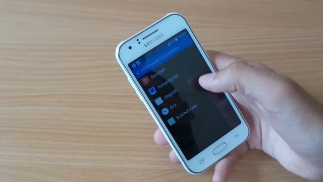 Samsung Galaxy J1 Okostelefon Teszt