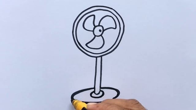 How to Draw a Table Fan Step by Step смотреть онлайн