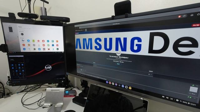 Use Microsoft "Your Phone" and Samsung DeX for PC at THE SAME TIME #SamsungDeX смотреть онлайн