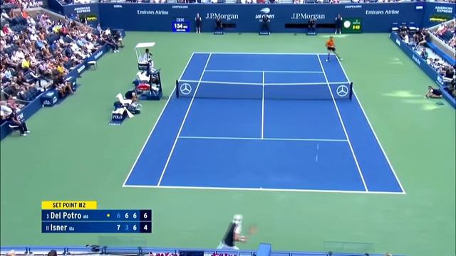 Del Potro-Isner смотреть онлайн