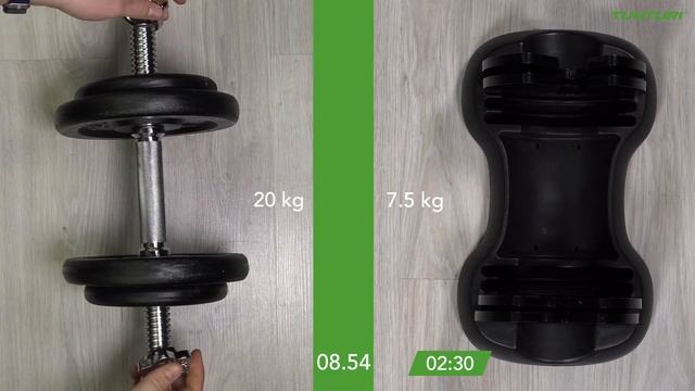 Pitstop Tunturi Selector Dumbbell 12.5 KG vs Tunturi 20 KG Dumbbell | Tunturi Fitness смотреть онлайн
