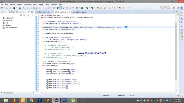 JAVA & JDBC: MySQL n JDBC connection смотреть онлайн