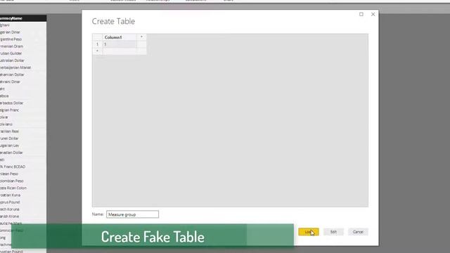 Power BI - Create a Measure Group смотреть онлайн
