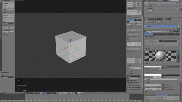 Modding Tutorials: 01 Simple cube 2/5 - How to create & export simple cube model смотреть онлайн