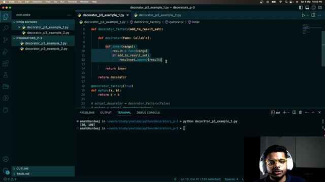 D - 5. | Parameterized and Class Decorators in Python | Python Decorators Playlist смотреть онлайн
