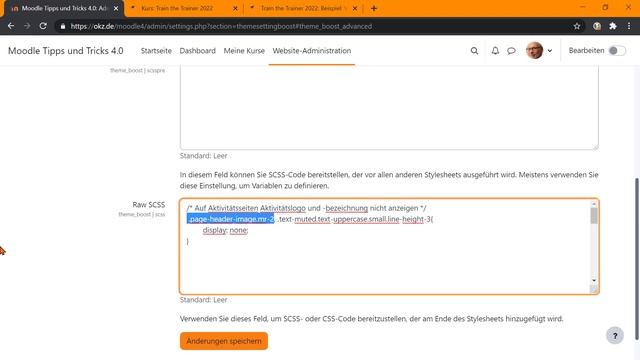 Wie kann ich das Aktivitätslogo oberhalb der Aktivität ausblenden? - Moodle 4 смотреть онлайн